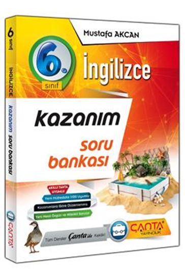 6.Sınıf Kazanım İngilizce Soru Bankası Çanta Yayınları