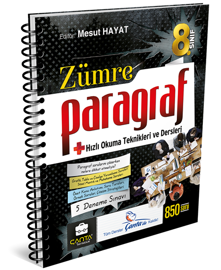8.Sınıf Paragraf Zümre Çanta Yayınları