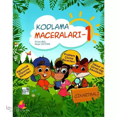 1. Sınıf Kodlama Maceraları 1 Ay Çocuk Yayınları