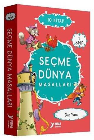 1. Sınıf Seçme Dünya Masalları Düz Yazılı - 10 Kitap Yuva Yayınları