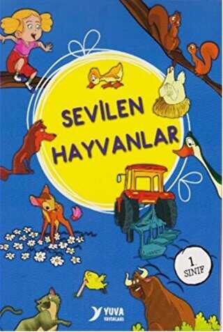 1. Sınıf Sevilen Hayvanlar Serisi Düz Yazılı 10 Kitap Set Yuva Yayınları