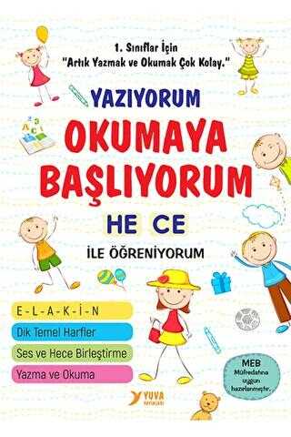 1. Sınıf Yazıyorum Okuyorum - Hece Kitabım Yuva Yayınları