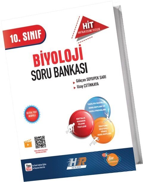10. Sınıf Biyoloji HİT Soru Bankası Hız ve Renk  Yayınları