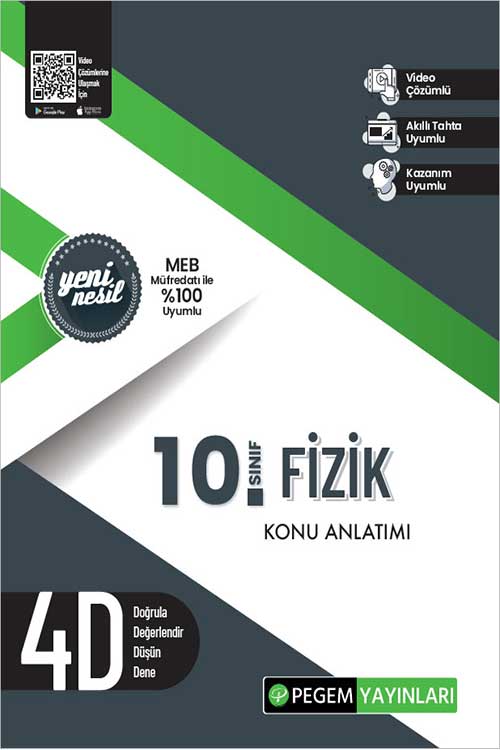 10. Sınıf Fizik Konu Anlatımı Pegem Akademi Yayınları