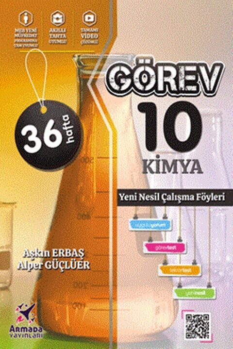 10. Sınıf Görev Kimya Yeni Nesil Çalışma Föyleri Armada Yayınları