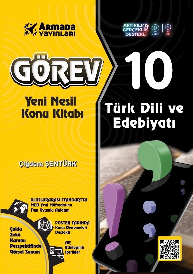 10. Sınıf Görev Türk Dili ve Edebiyatı Yeni Nesil Konu Kitabı Armada Yayınları