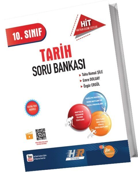 10. Sınıf Tarih HİT Soru Bankası Hız ve Renk Yayınları 10. Sınıf Tarih HİT Soru Bankası Hız ve Renk Yayınları