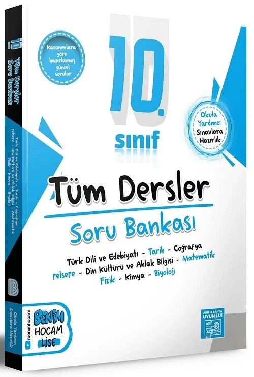 10. Sınıf Tüm Dersler Soru Bankası Benim Hocam Yayınları