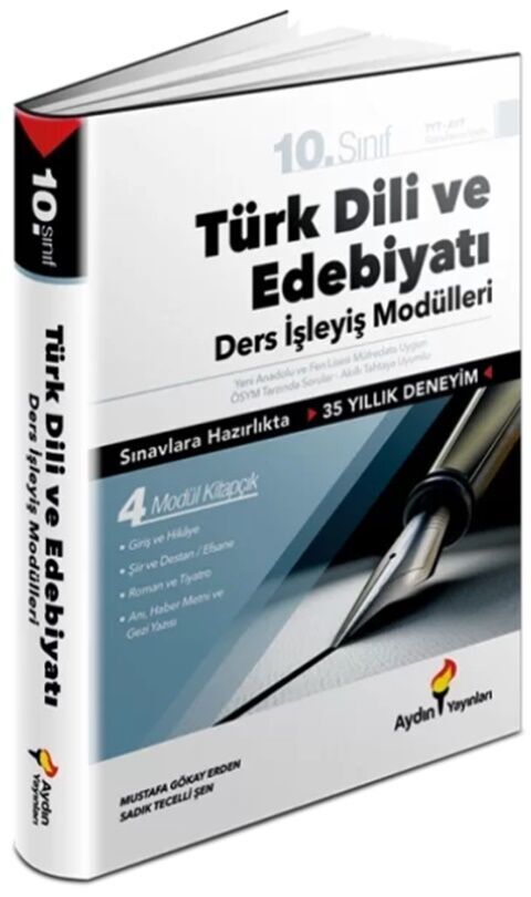 10. Sınıf Türk Dili ve Edebiyatı Ders İşleyiş Modülleri Aydın Yayınları