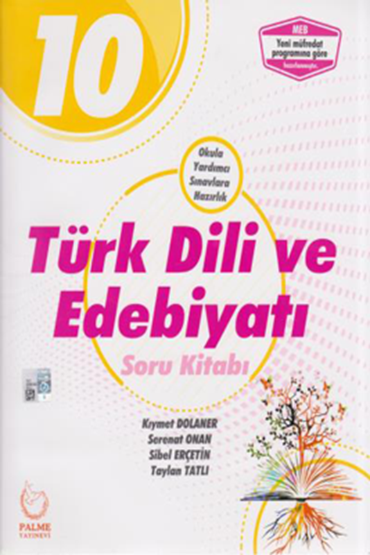 10. Sınıf Türk Dili ve Edebiyatı Soru Kitabı Palme Yayınları