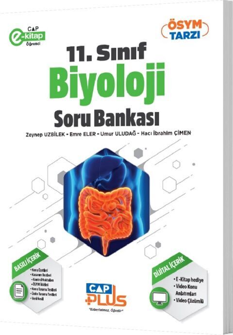 11. Sınıf Anadolu Biyoloji Plus Soru Bankası Çap Yayınları