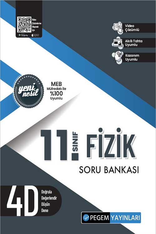 11. Sınıf Fizik Soru Bankası Pegem Akademi Yayınları
