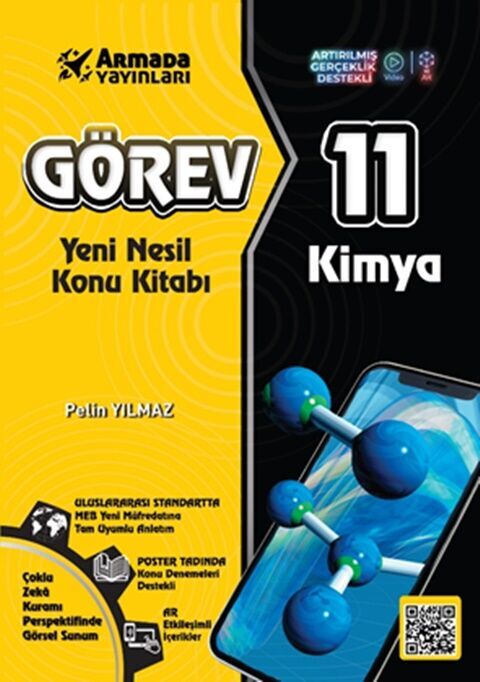11. Sınıf Kimya Görev Yeni Nesil Konu Kitabı Armada Yayınları 11. Sınıf Kimya Görev Yeni Nesil Konu Kitabı Armada Yayınları