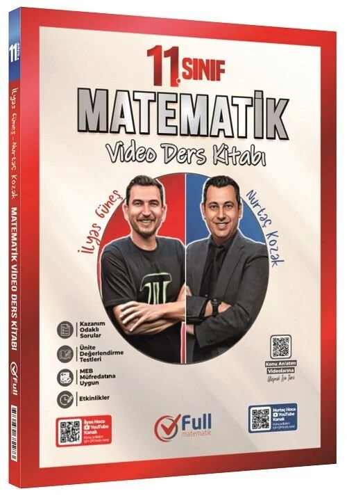11. Sınıf Matematik Video Ders Kitabı - İlyas Güneş, Nurtaç Kozak Full Matematik Yayınları