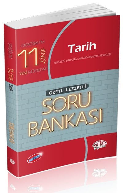 11. Sınıf Tarih Özetli Lezzetli Soru Bankası Editör Yayınları