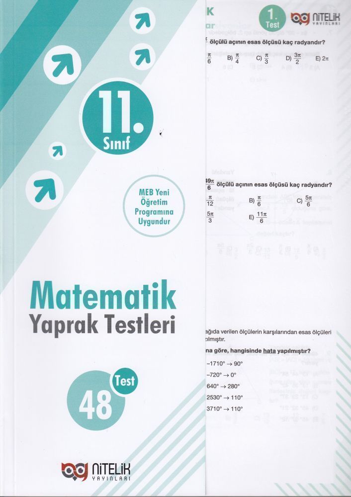 11.Sınıf Matematik Yaprak Test Nitelik Yayınları