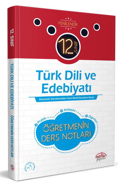 12. Sınıf Türk Dili ve Edebiyatı Öğretmenin Ders Notları Editör Yayınları