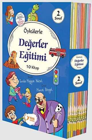2. Sınıf Öykülerle Değerler Eğitimi Seti 10 Kitap Takım Yuva Yayınları