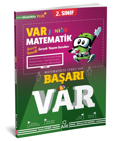 2. Sınıf Matematik Junior VAR Soru Bankası Arı Yayınları