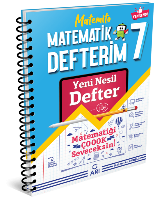 7. Sınıf Akıllı Matematik Defteri Matemito Arı Yayınları