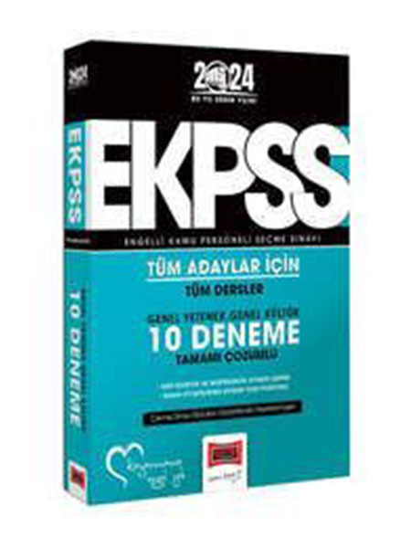 2024 Ekpss Tüm Adaylar İçin Genel Yetenek Genel Kültür Tüm Dersler Tamamı Çözümlü 10 Deneme Yargı Yayınları 2024 Ekpss Tüm Adaylar İçin Genel Yetenek Genel Kültür Tüm Dersler Tamamı Çözümlü 10 Deneme Yargı Yayınları