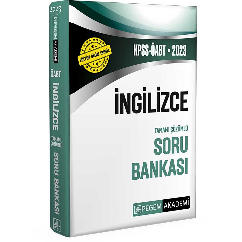 2023 KPSS ÖABT İngilizce Soru Bankası Pegem Akademi Yayıncılık