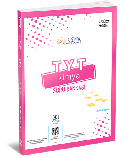 2023 TYT Kimya Soru Bankası Üçdörtbeş Yayınları