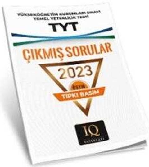 2023 TYT ÖSYM Çıkmış Sorular IQ Yayınları