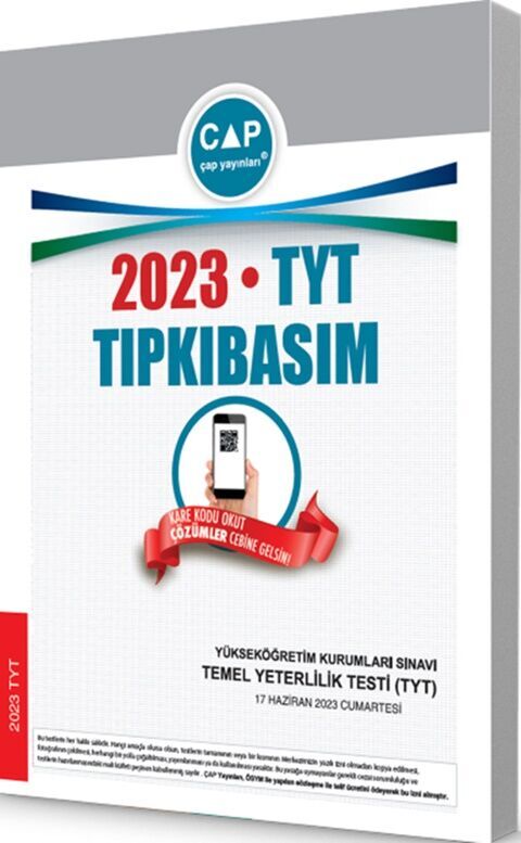 2023 TYT Tıpkı Basım Çap Yayınları