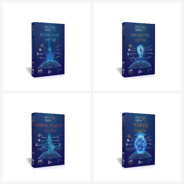2026 7. Sınıf Akıllı İsem Tüm Dersler Defter Seti İsem Yayınları 2026 7. Sınıf Akıllı İsem Tüm Dersler Defter Seti İsem Yayınları