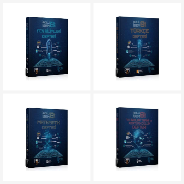 8. Sınıf Akıllı İsem Tüm Dersler Defter Seti İsem Yayınları 8. Sınıf Akıllı İsem Tüm Dersler Defter Seti İsem Yayınları