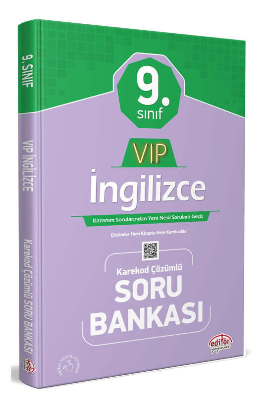 9.Sınıf İngilizce Soru Bankası Editör Yayınları