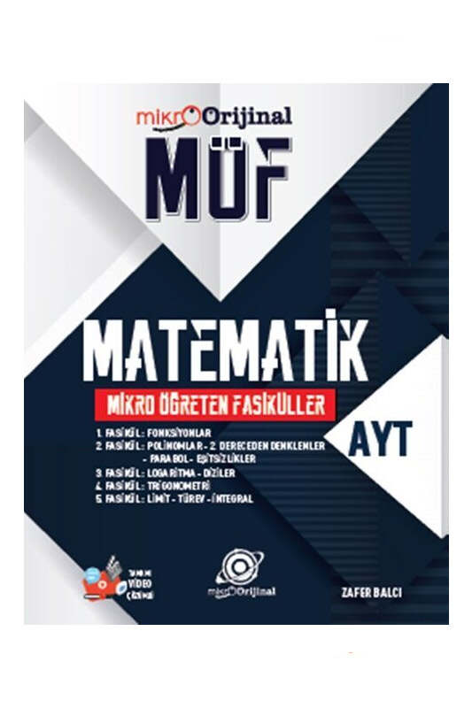 2024 AYT Matematik MÖF Mikro Öğreten Fasiküller Orjinal Yayınları