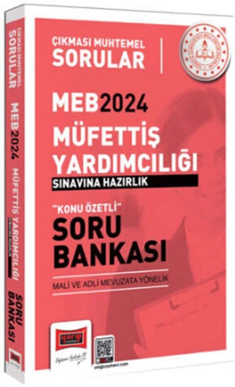 2024 Çıkması Muhtemel MEB Müfettiş Yardımcılığı Sınavlarına Hazırlık Konu Özetli Soru Bankası Yargı Yayınları