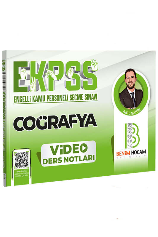 2024 E-KPSS Coğrafya Video Ders Notları Benim Hocam Yayınları