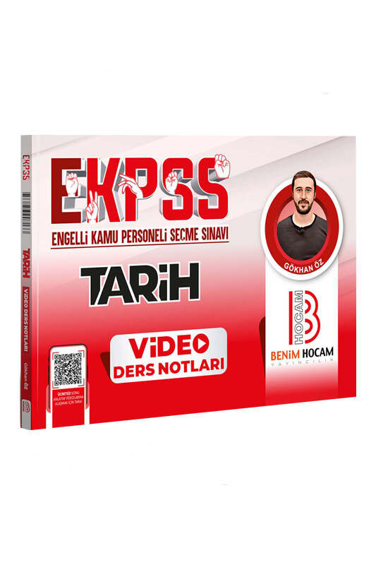 2024 E-KPSS Tarih Video Ders Notları Benim Hocam Yayınları