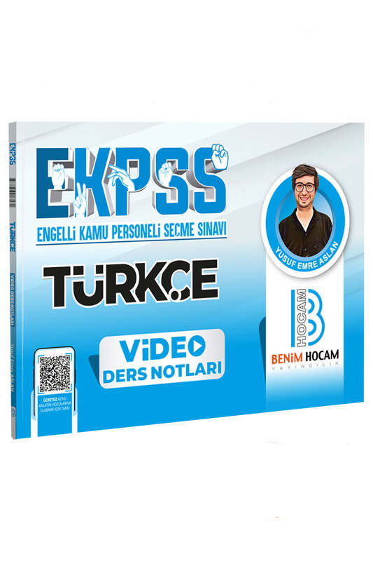2024 E KPSS Türkçe Video Ders Notları Benim Hocam Yayınları