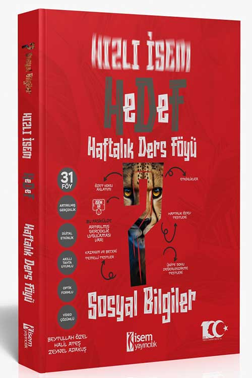 2024 Hızlı İsem Hedef 7. Sınıf Sosyal Bilgiler Haftalık Ders Föyü İsem Yayıncılık 2024 Hızlı İsem Hedef 7. Sınıf Sosyal Bilgiler Haftalık Ders Föyü İsem Yayıncılık