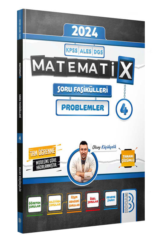2024 KPSS ALES DGS Matematix Soru Fasikülleri 4. Kitap Benim Hocam Yayınları
