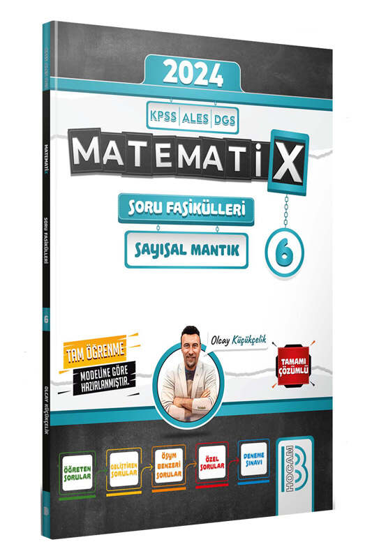 2024 KPSS ALES DGS Matematix Soru Fasikülleri 6. Kitap Benim Hocam Yayınları