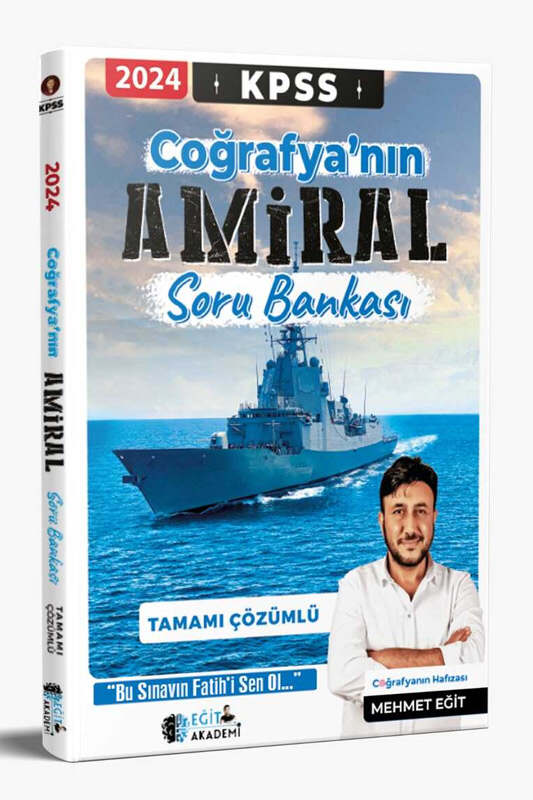 2025 KPSS Coğrafyanın Amiral Soru Bankası Mehmet Eğit Yayınları