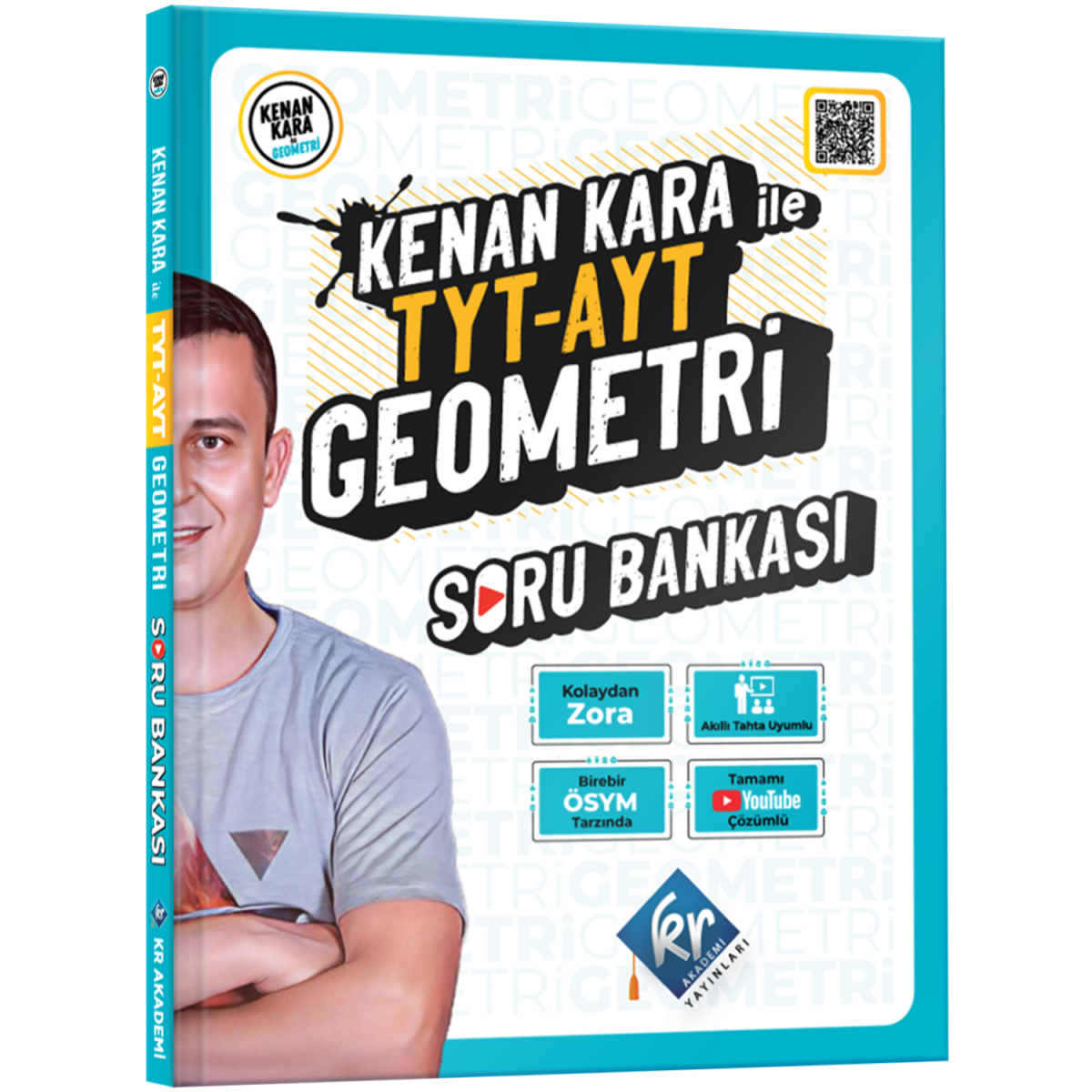 Kenan Kara ile TYT AYT Geometri Soru Bankası KR Akademi Yayınları