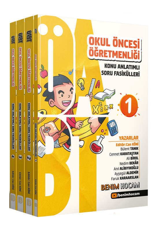 2024 ÖABT Okul Öncesi Konu Anlatımlı Soru Fasikülleri 4 Fasikül Benim Hocam Yayınları