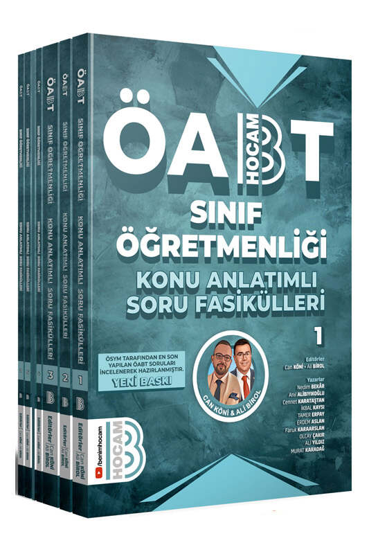 2024 ÖABT Sınıf Öğretmenliği Konu Anlatımlı Soru Fasikülleri 7 Kitap Benim Hocam Yayınları