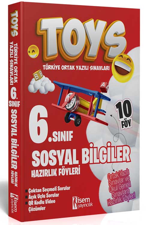 2024 TOYS 6. Sınıf Sosyal Bilgiler Hazırlık Föyleri İsem Yayıncılık