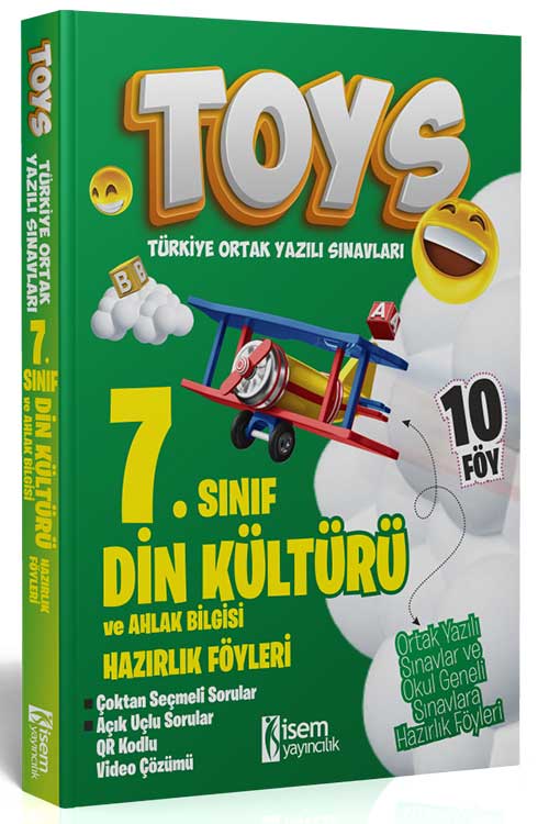 TOYS 7. Sınıf Din Kültürü ve Ahlak Bilgisi Hazırlık Föyleri İsem Yayıncılık TOYS 7. Sınıf Din Kültürü ve Ahlak Bilgisi Hazırlık Föyleri İsem Yayıncılık