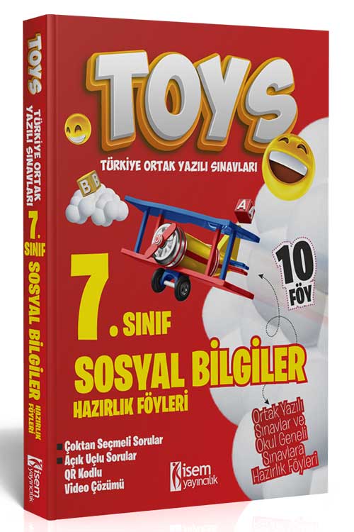 2024 TOYS 7. Sınıf Sosyal Bilgiler Hazırlık Föyleri İsem Yayıncılık 2024 TOYS 7. Sınıf Sosyal Bilgiler Hazırlık Föyleri İsem Yayıncılık