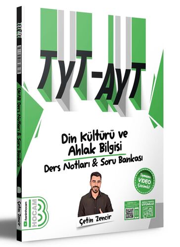 2025 TYT-AYT Din Kültürü ve Ahlak Bilgisi Ders Notları ve Tamamı Video Çözümlü Soru Bankası Benim Hocam Yayınları