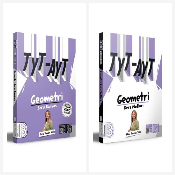 2024 TYT AYT Geometri Ders Notları ve Soru Bankası Seti Benim Hocam Yayınları