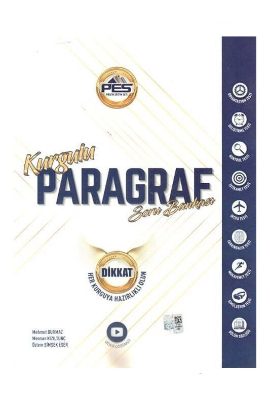 2024 TYT AYT Paragraf Kurgulu Soru Bankası Pes Yayınları